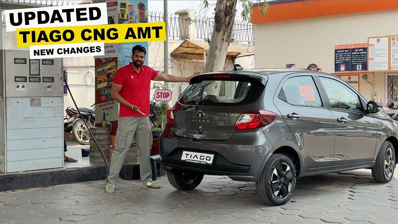 *New Updated* 2025 New Tiago CNG AMT Facelift !! Mileage, Drive Review