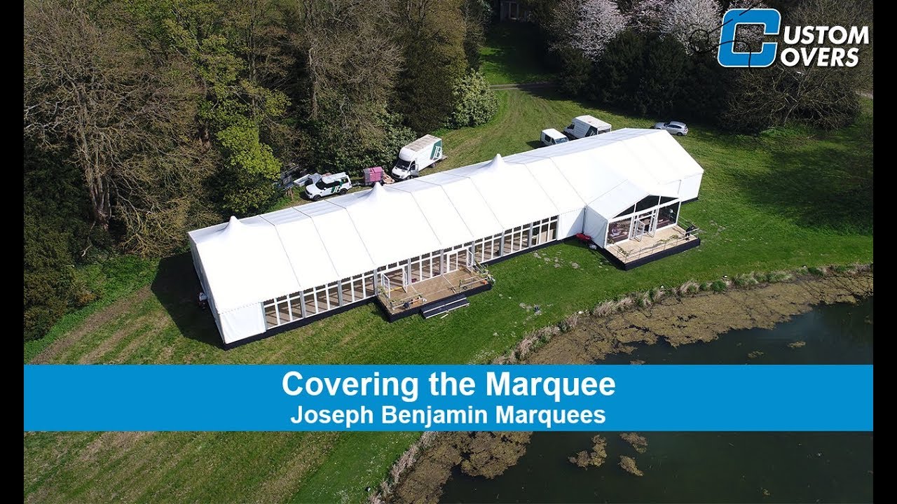 Joseph Benjamin Marquees - Covering the Marquee - Custom Covers Marquees