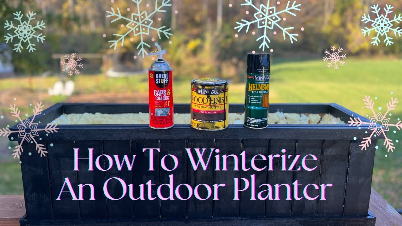 How To Winterize An Outdoor Planter & Solving A HUGE Dilemma!!!