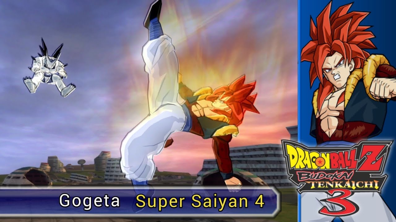 Gogeta (SSJ4) Deadly Combo Gameplay | DBZ Budokai Tenkaichi 3 PS2 (HD)