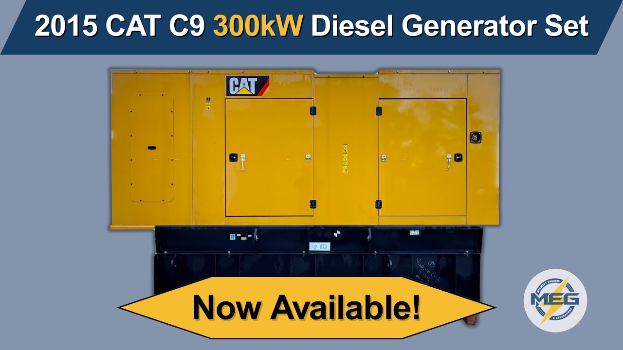 Product Overview | 2015 CAT C9 300kW Diesel Generator Set