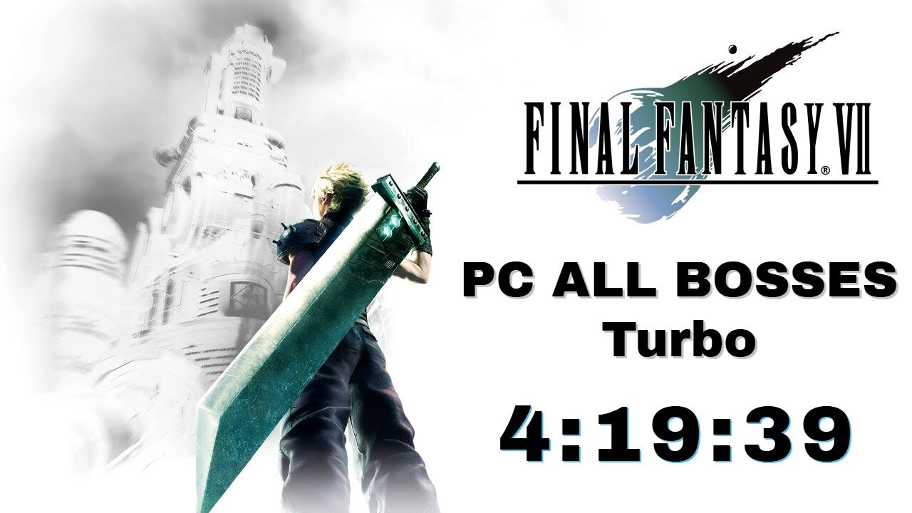 FF7 PC ALL BOSSES (Warps) Turbo WR - 4:19:39