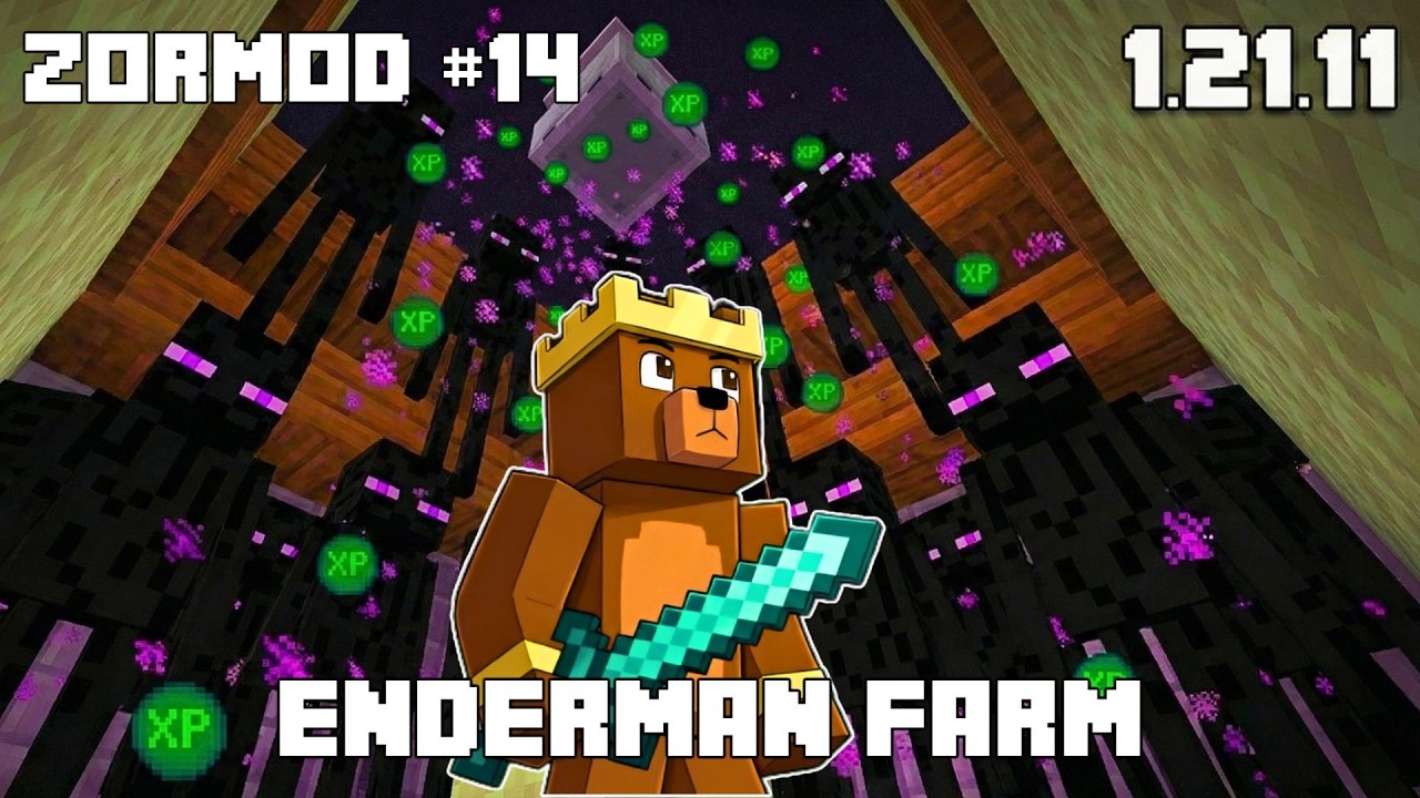 1.21.11 Enderman Farm | ZorMod #14 - Minecraft