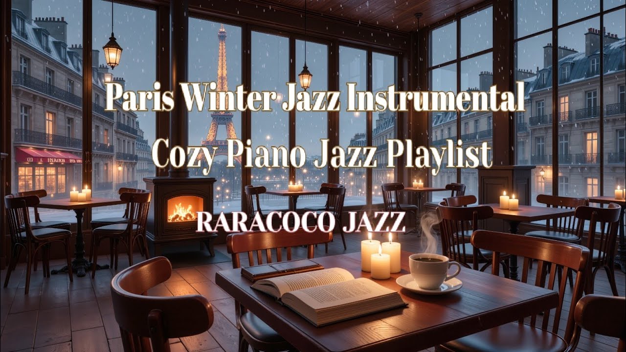 ❄️ Paris Night Winter Jazz Instrumental | 파리의 야경을 보며 듣는 재즈연주 |Study,Relax,Work