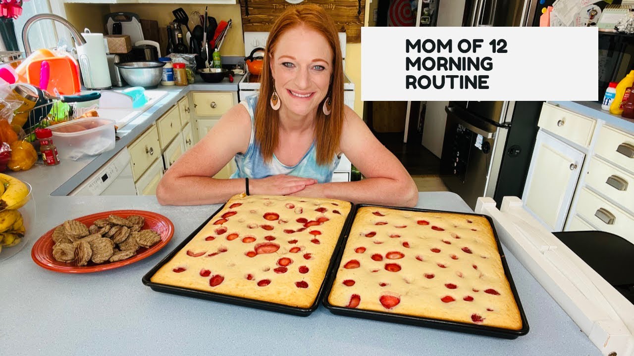 MOM OF 12 MORNING ROUTINE