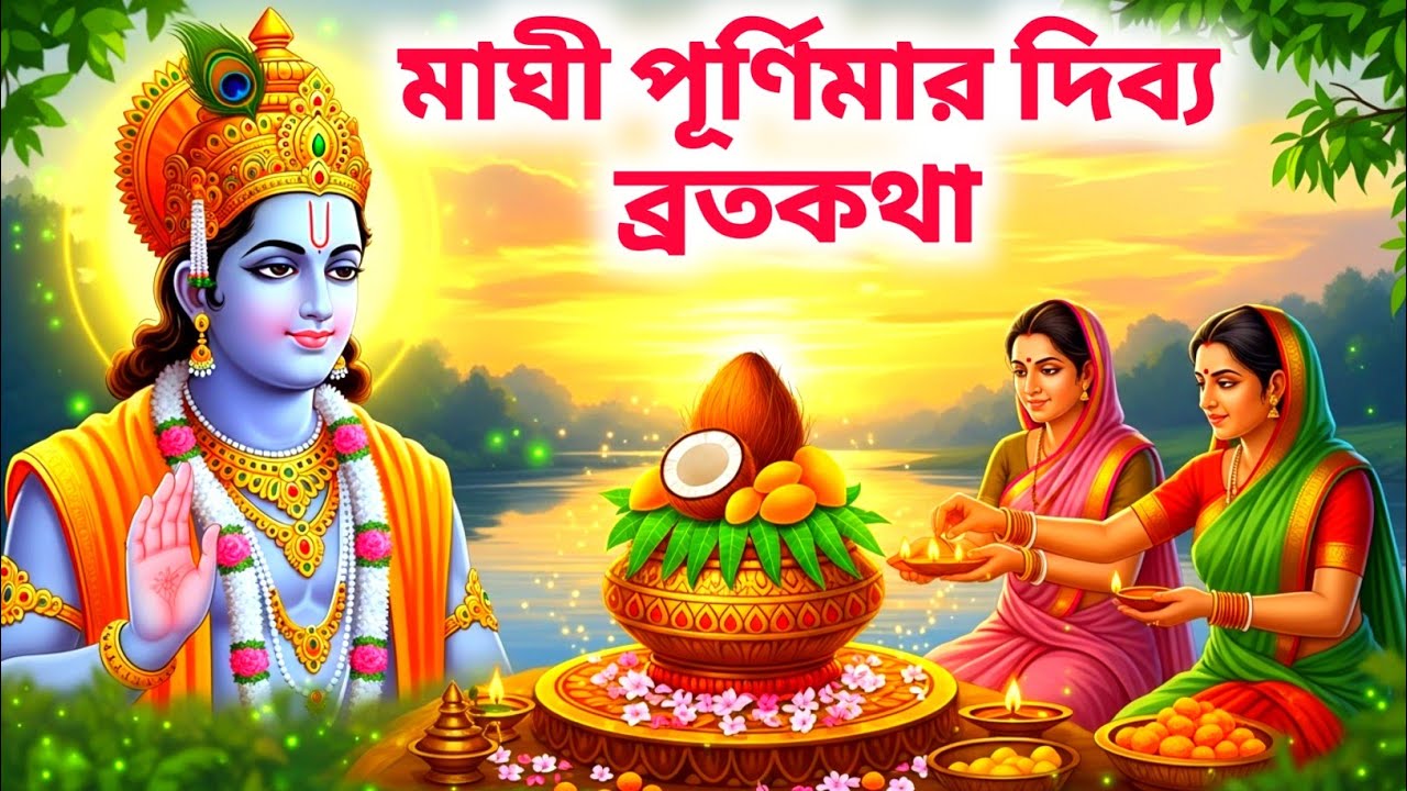 মাঘী পূর্ণিমার কথা অবশ্যই শুনুন | Maghi Purnima Vrat Katha | Vishnu Ji ki Katha | Maghi Purnima 2026