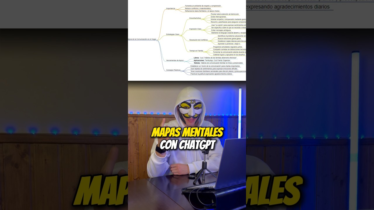 Mapas Mentales con Chatgpt autom&aacute;ticos  #mapamental #ia #estudio #chatgpt