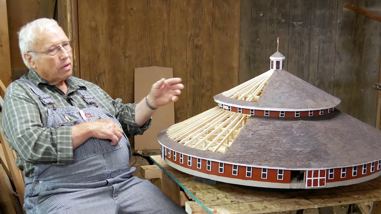84 Year-Old Wood County Resident Creates Scale Model of Marshfield’s Round Barn