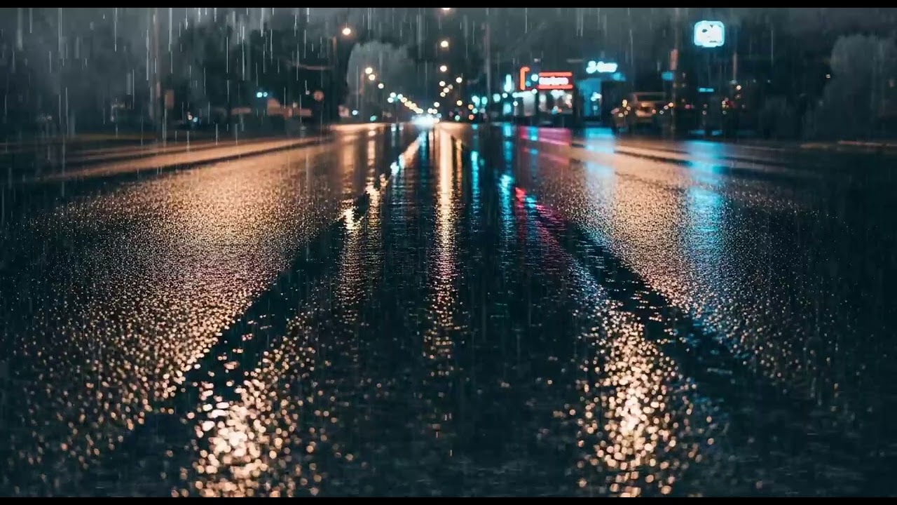 Calm Relax Loop ⚡ Strong Rainstorm & Deep Thunder