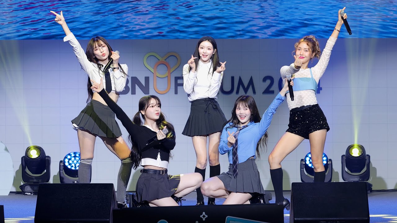 240329 오마이걸 OHMYGIRL Full Ver '던던댄스 + 돌핀 + 비밀정원 + 틱톡 + 살짝 설렜어' 4K 60P 직캠 @MBN Y 포럼 by DaftTaengk
