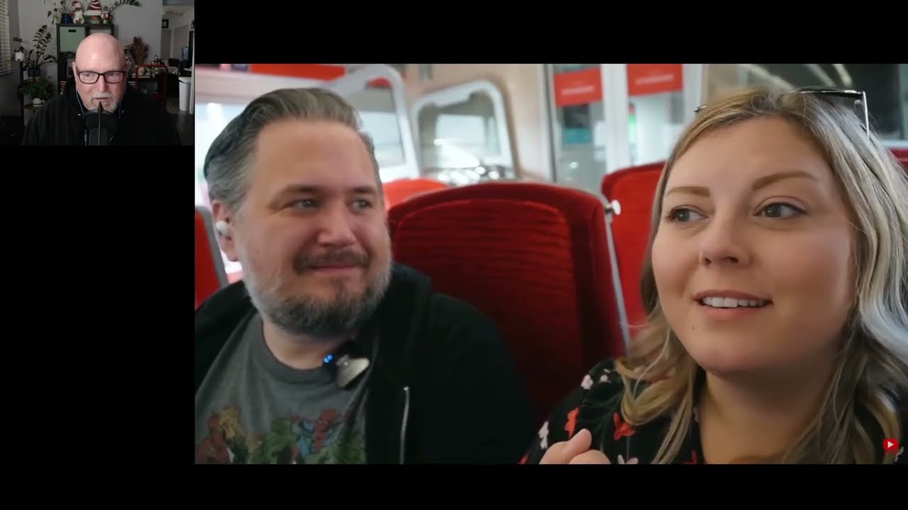 Mark from the States Reacts To American's First Time Taking Azuma Bullet Train to Newcastle