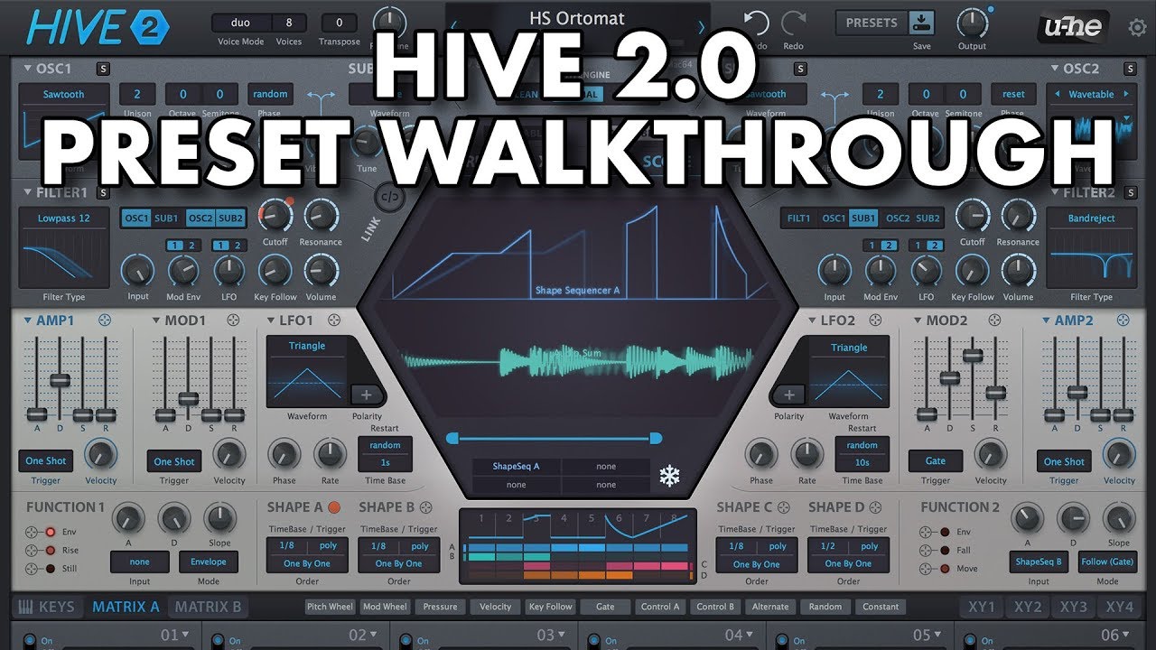 Hive 2 Preset Walkthrough