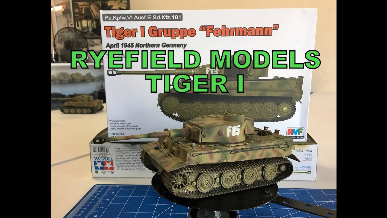 Building the Ryefield Models 1/35 Tiger I  with Friulmodel tracks,