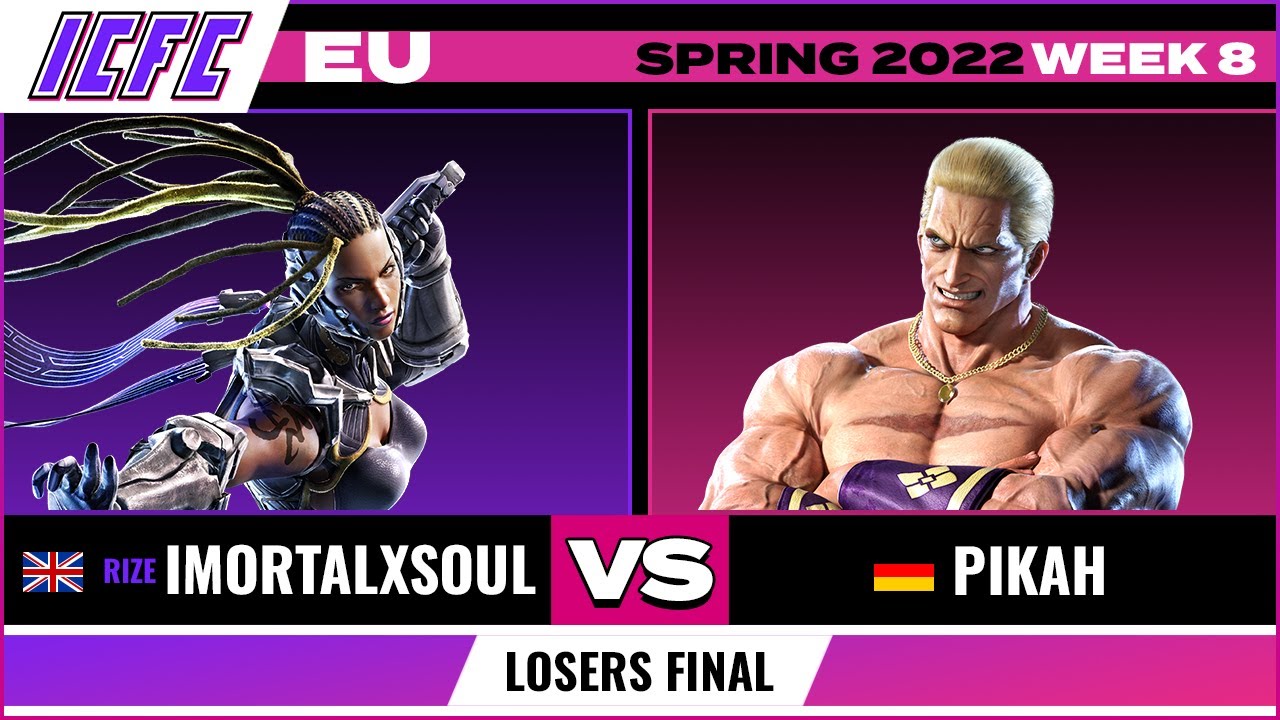 ImortalXSoul (Master Raven) vs Pikah (Geese) Losers Final - ICFC EU Tekken 7 Spring 2022 Week 8