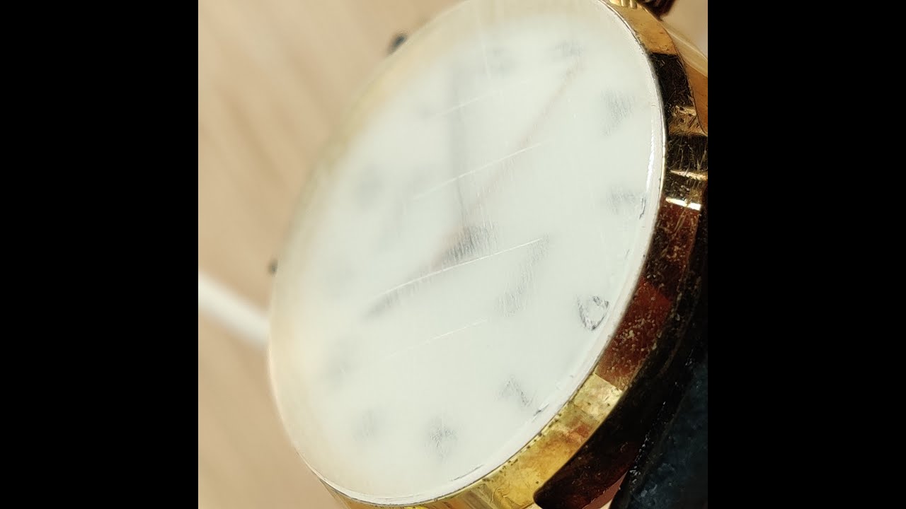 How to polish a badly-scratched watch crystal