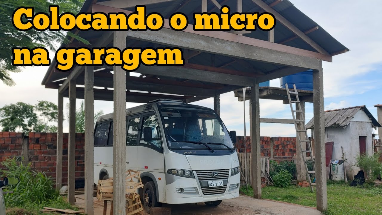 COLOCANDO O MICRO VOLARE V5 NA GARAGEM