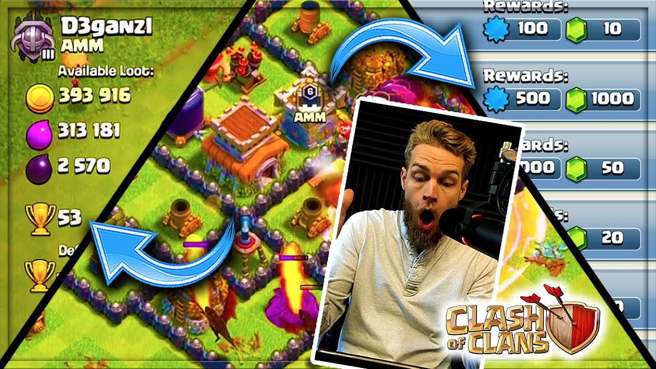 TH8 IN MASTER LEAGUE!?  1000 FREE GEMS!