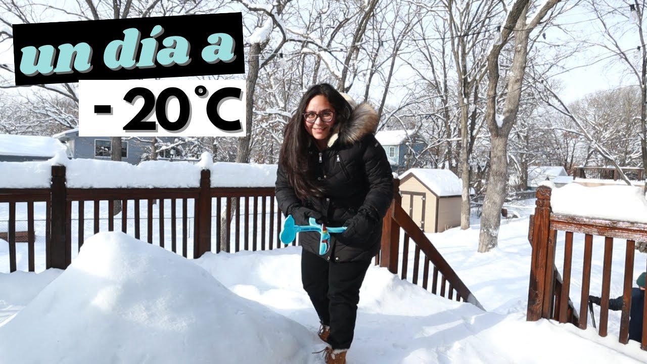 UN DIA VIVIENDO A -20 CELSIUS | Clima extremo en Minnesota