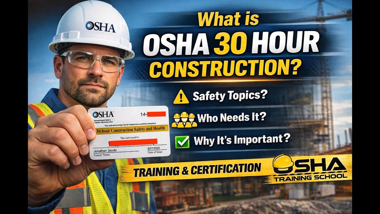 What is OSHA 30 Hour Construction? | What It Covers & Why You Need It
