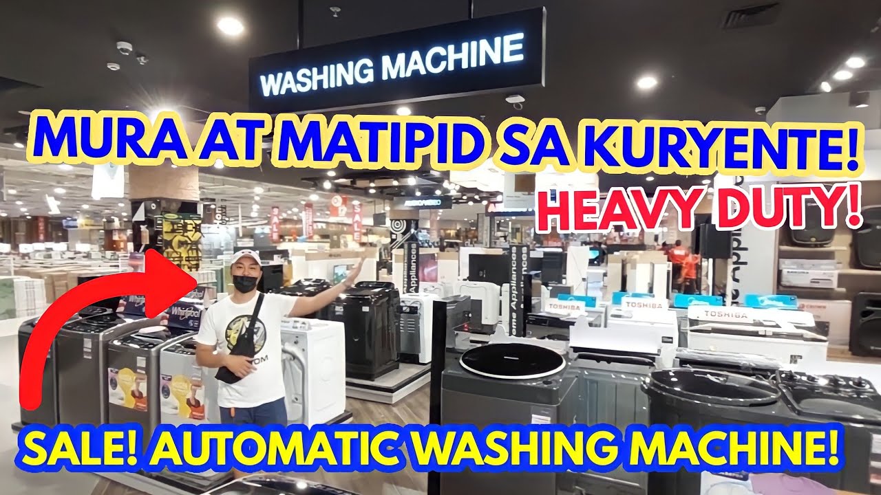 AUTOMATIC WASHING MACHINE! HEAVY DUTY 2024 | MURA AT MATIPID SA KURYENTE