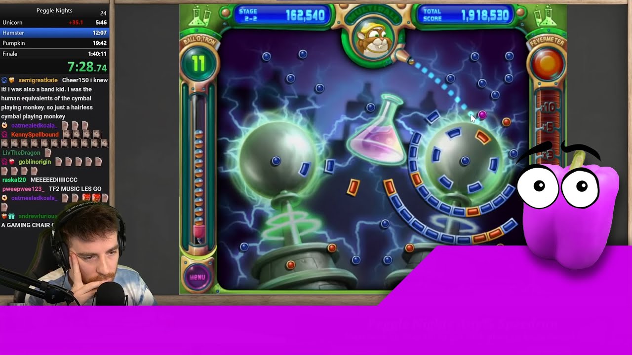 Peggle Nights ANY% Speedrun (VOD)