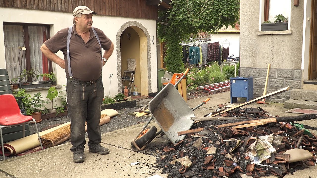 Wohnhausbrand Oberalba - Ein Tag danach