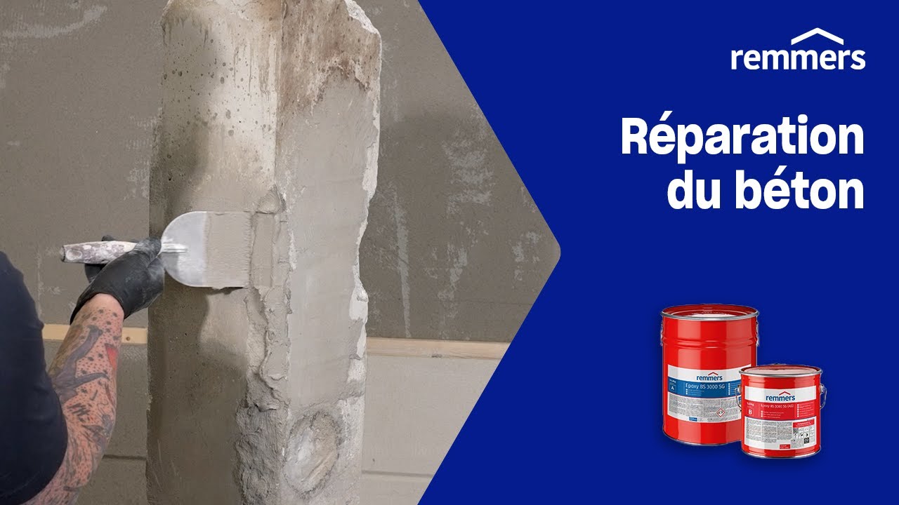 Réparation esthétique du béton