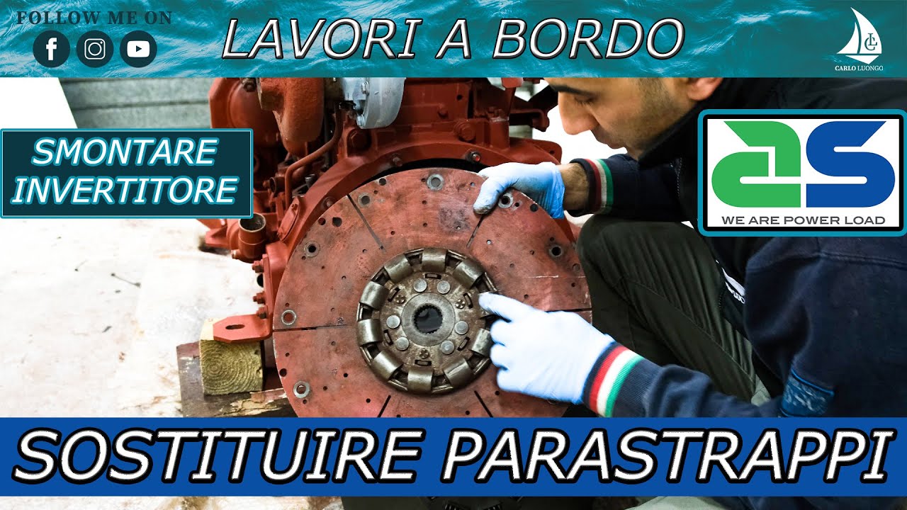 Sostituzione Parastrappi motore entrobordo AIFO 8061 | LAVORI A BORDO