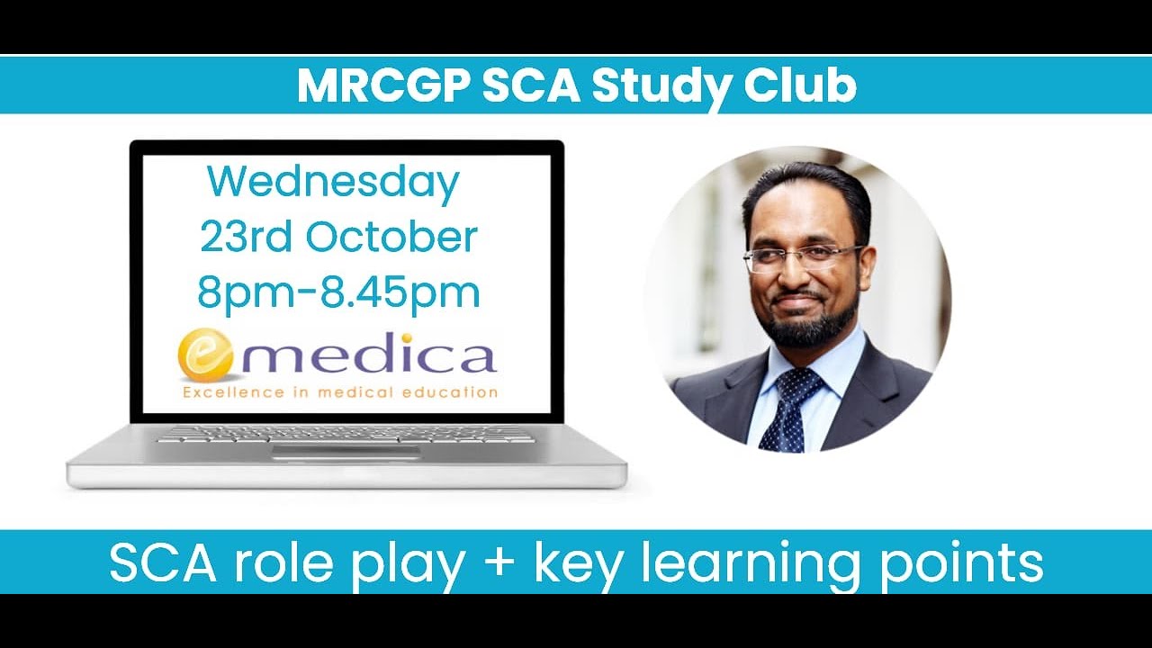 MRCGP SCA Study Club Session 1 - October 2024
