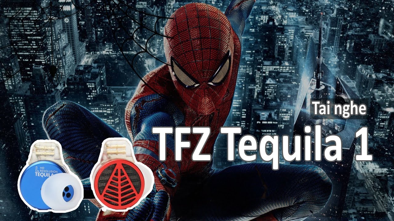Tr&ecirc;n tay tai nghe TFZ Tequila 1 | Fan spider man chắc sẽ th&iacute;ch điều n&agrave;y !