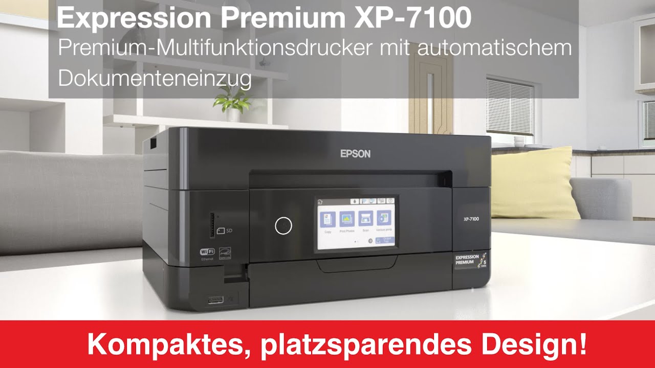 EPSON Tintenstrahl-Multifunktionsdrucker Expression Premium XP-7100 3in1