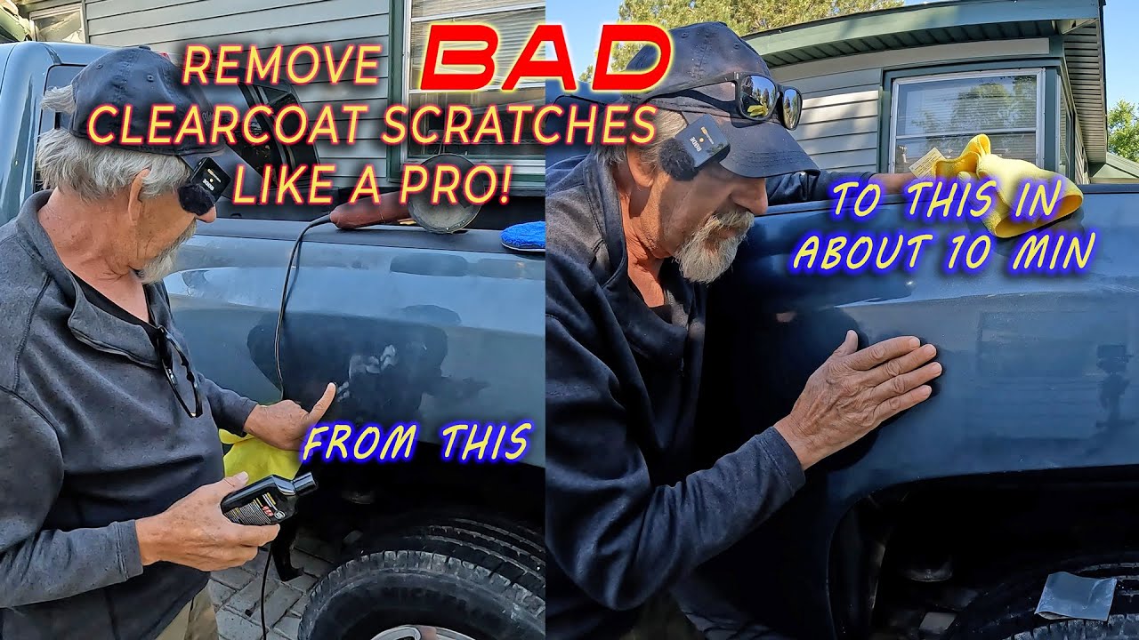Remove BAD Clearcoat Scratches Like a Pro – Wet Sanding & Polishing Fix!