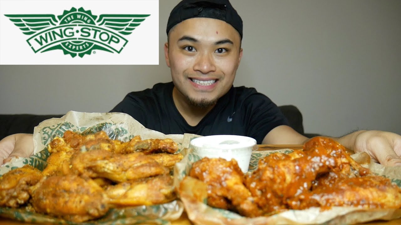 WINGSTOP MUKBANG! ATOMIC + LOUISIANA RUB