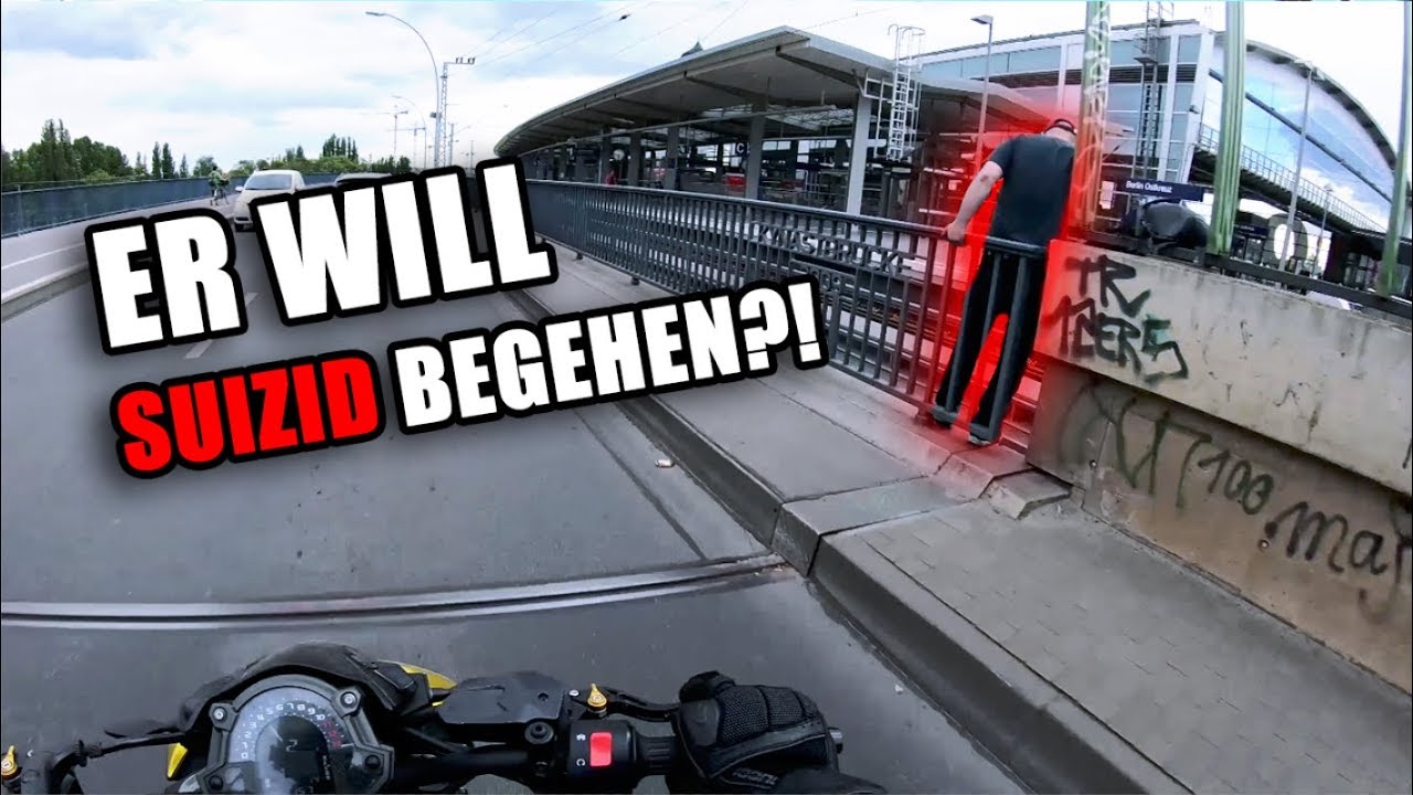 ER WILL VON DER BRÜCKE SPRINGEN | Mein Alltag auf dem Bike 😱