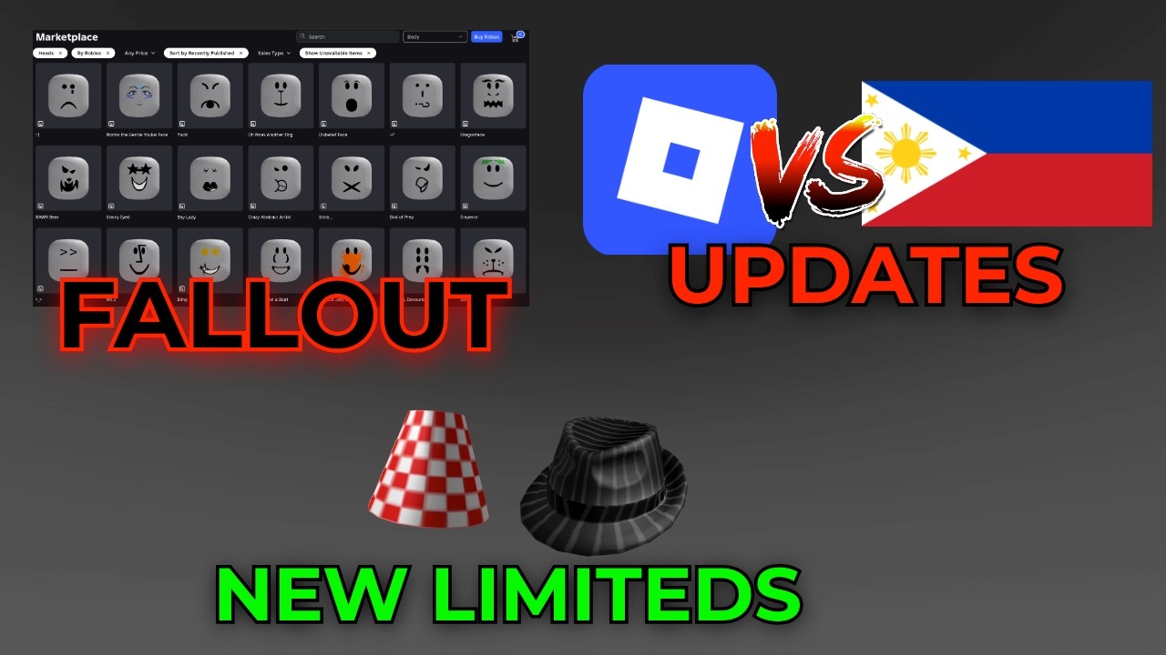 Roblox Face Removal FALLOUT, Philippines DEADLINE Update + NEW Limiteds