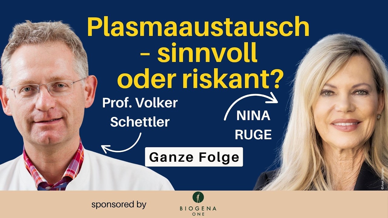 Apherese – Blutwäsche und Longevity-Trends kritisch betrachtet mit Prof. Dr. Volker Schettler