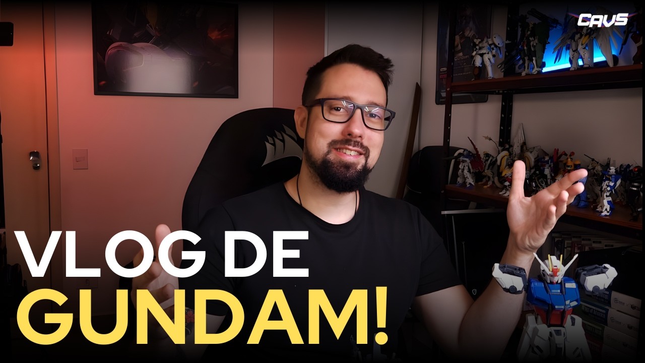 MEU BACKLOG DE GUNPLA SAIU DO CONTROLE?...  (Tour pelo Estúdio e Coleção Completa)