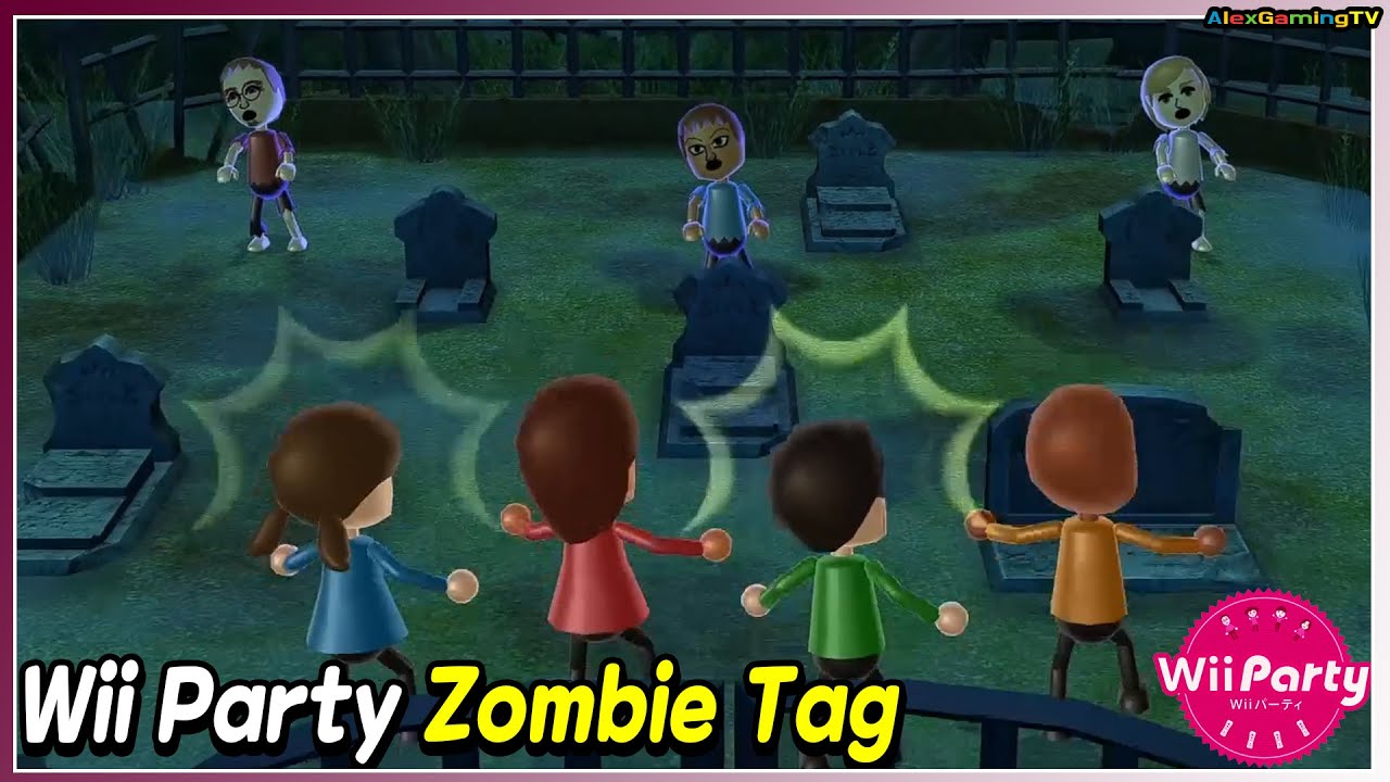 Wii Party - Zombie Tag (Master com) continuous play!  (Wii 파티 ) Let's Start ! | AlexGamingTV