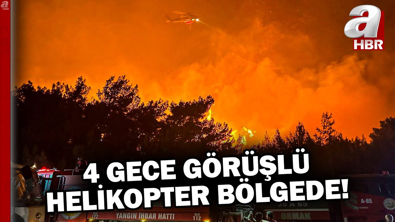 İzmir'in Buca ve Gaziemir ilçesinde yangın nedeniyle evler tahliye edilmeye başladı! | A Haber