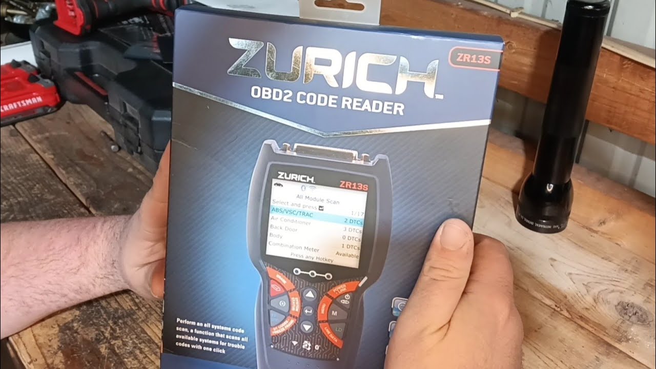 Считыватель кодов OBD2 Zurich от Harbour Freight