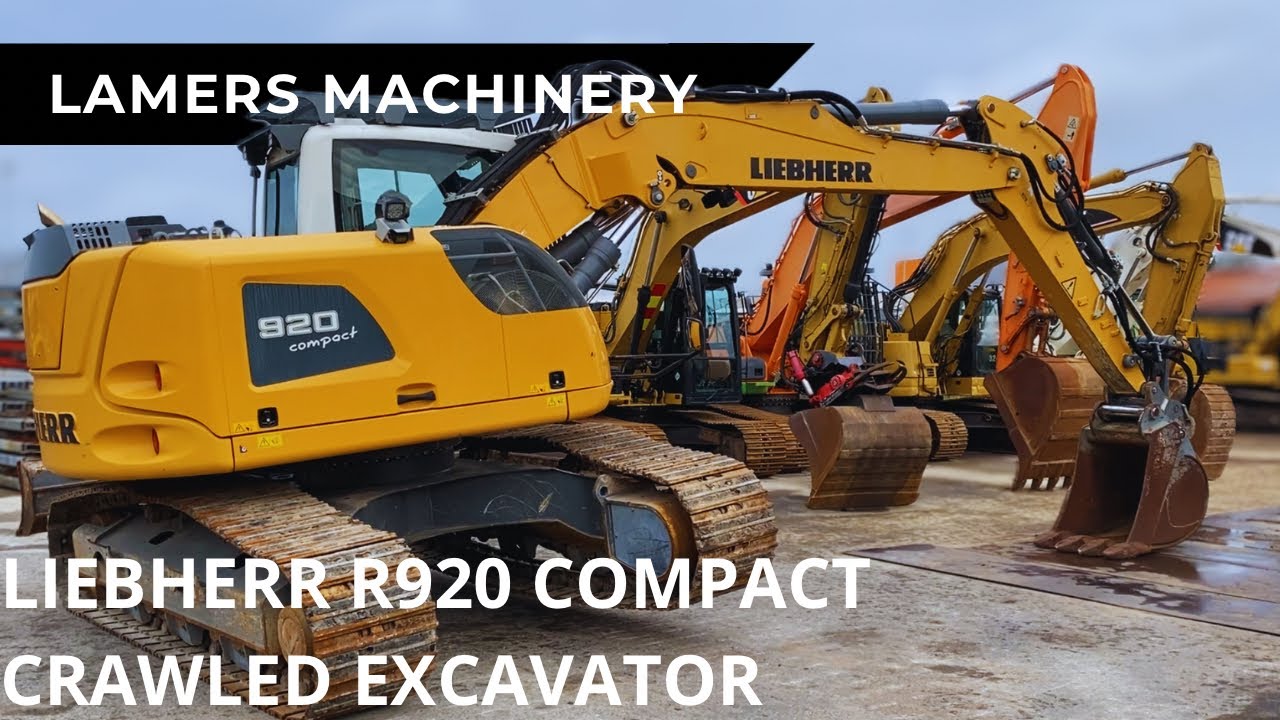 Liebherr R920 Compact Crawled Excavator for sale @ lamersmachinery.com