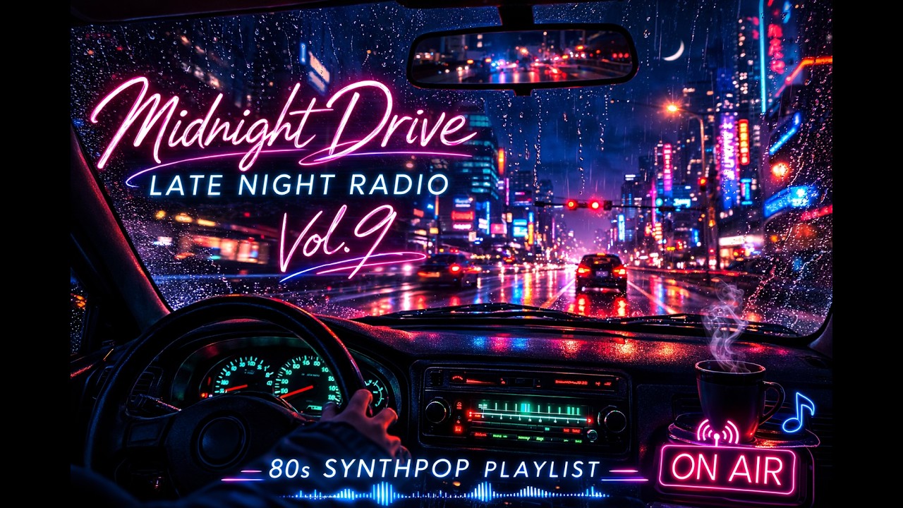 Midnight Drive | Late Night Radio · Vol.9 🌧️ Neon City Night Drive (80s Synthpop Playlist)