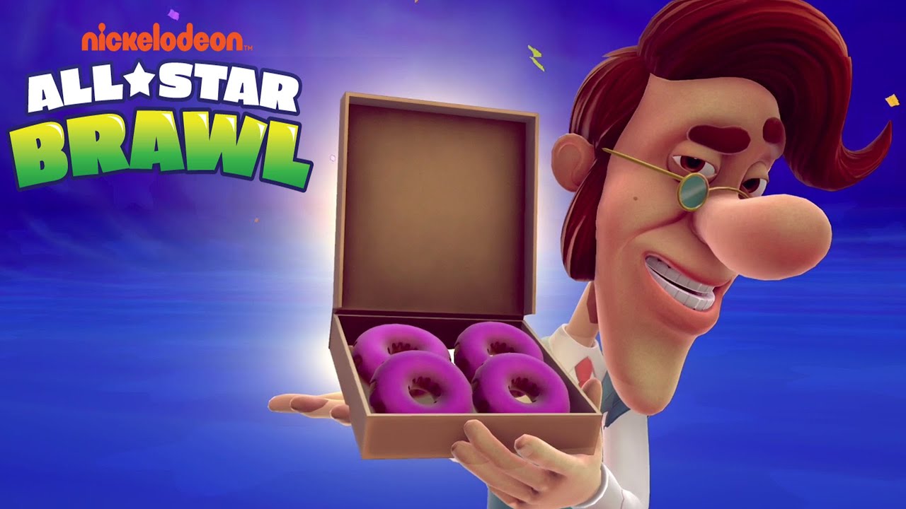 Nickelodeon All-Star Brawl - Hugh Neutron DLC Gameplay
