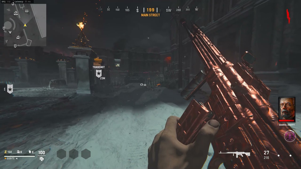 CoD Vanguard STG-44 Zombie Gold