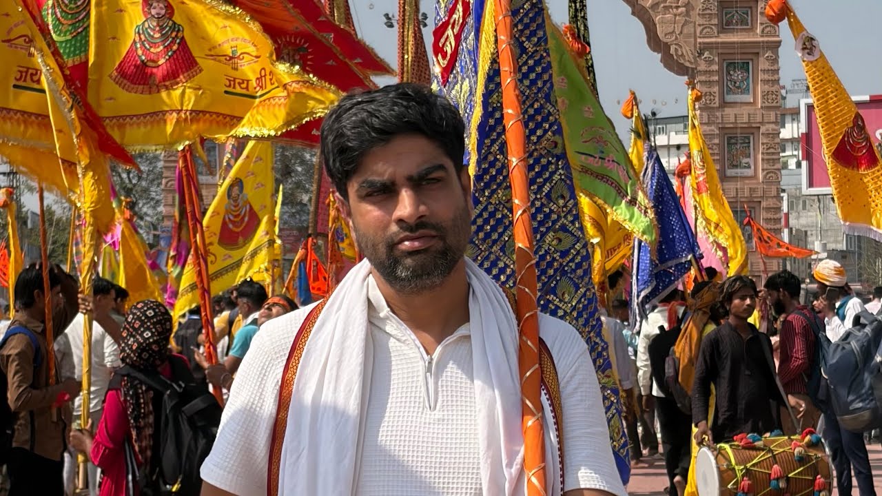 खाटू श्याम निशान यात्राl🙏🚩🚩🚩🚩 || Deepak Bhardwaj || #vlogs #viral #training 