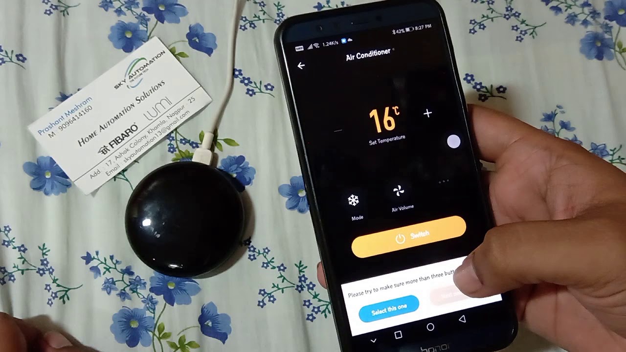 CONFIGURING IR BLASTER - ALEXA - MOBILE - AIR CONDITIONER, HINDI