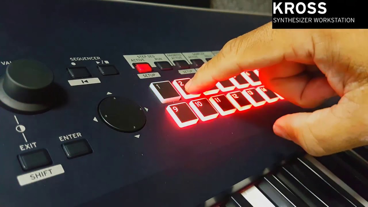 Korg Kross 2 -  Ordenando Combs e Programs no Modo Favorites /