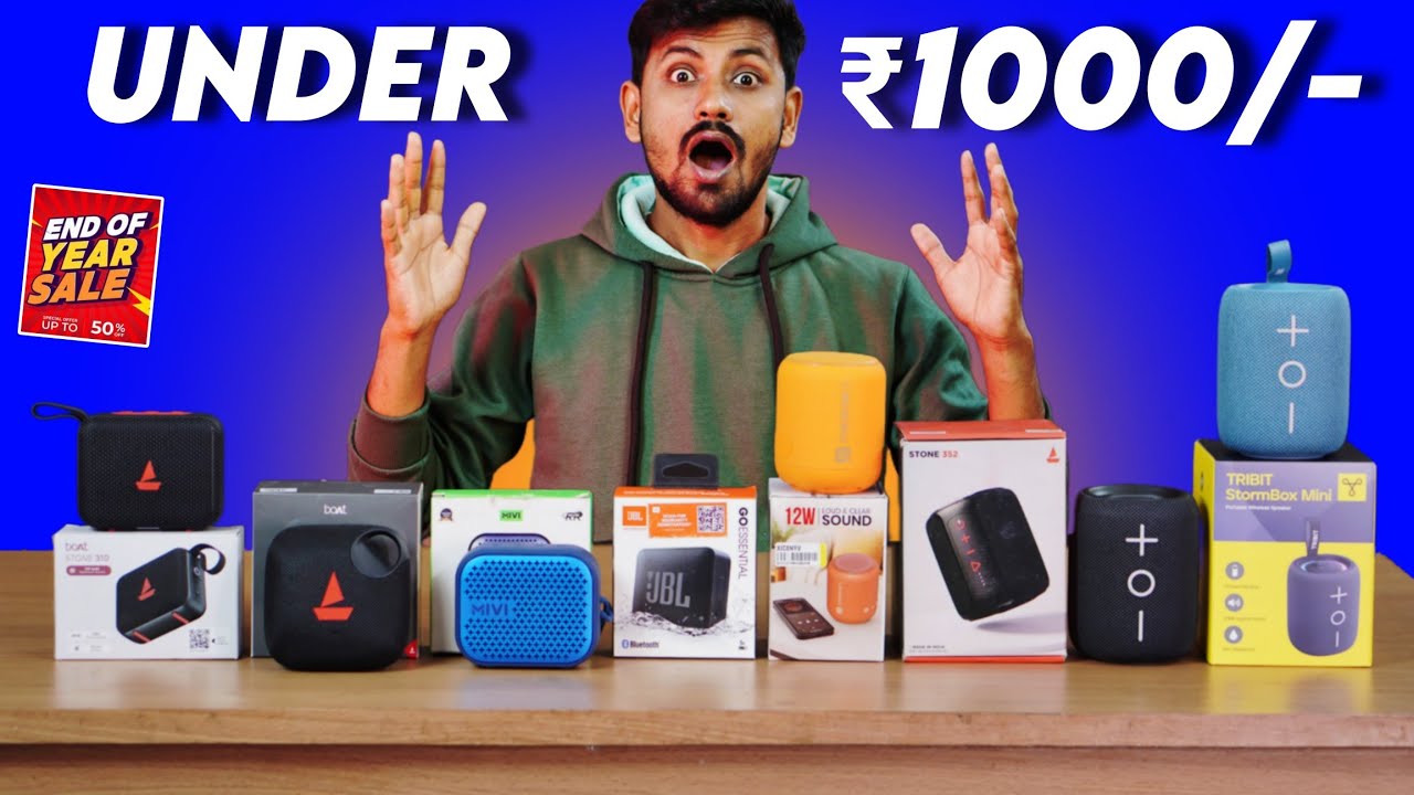 🔥TOP 5⚡Best Bluetooth Speaker Under 1000 in 2025 On Flipkart End of Year Sale 🚀 Best Mini Speaker 🔊🔥