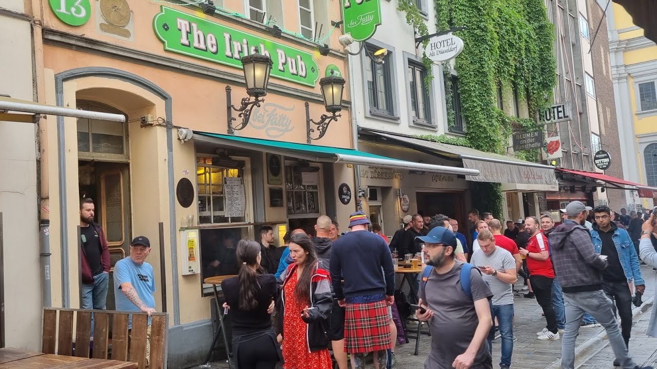 GERMANY Euro 2024 - This Happened Last Night In Dusseldorf.....