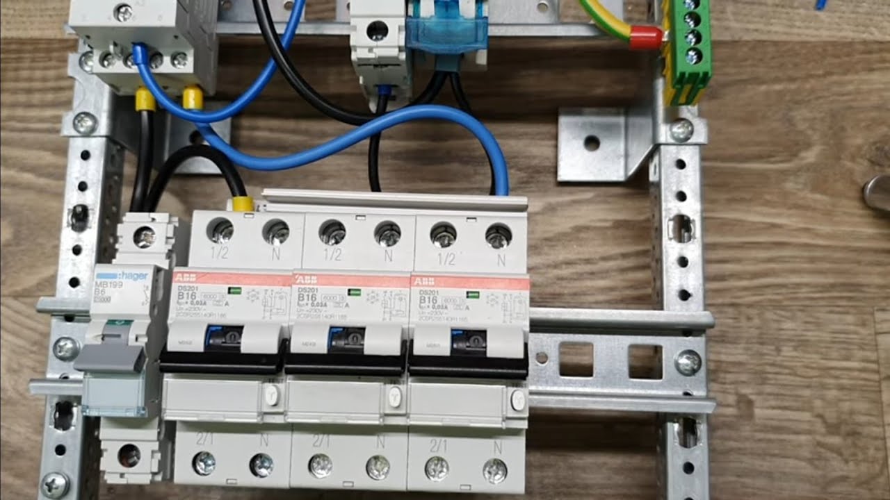 Conectare RCBO-uri în tabloul electric